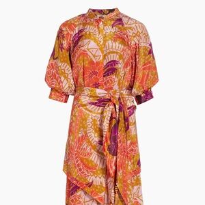Farm Rio - Midi dress NWT- rich fall colors.